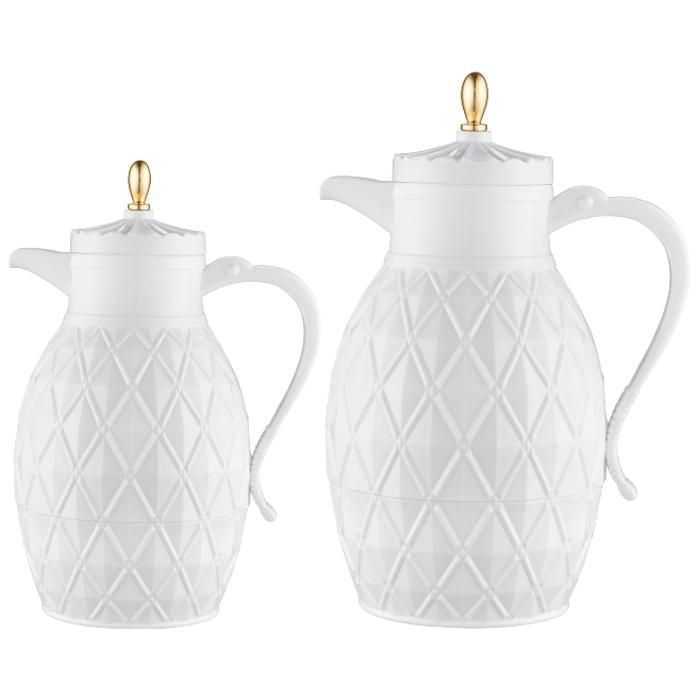 KOLN - Thermos - Ensemble de 1L et 0,5L en Plastique et Verre