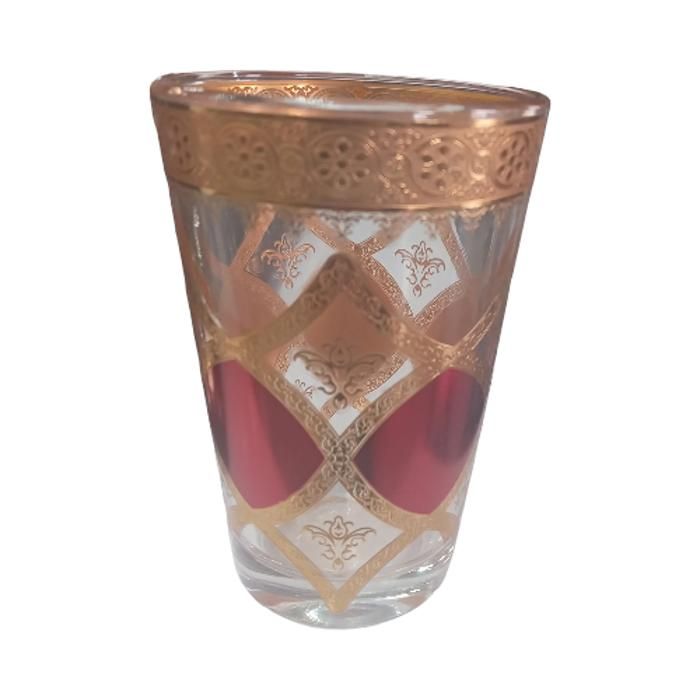 SAHARA- VERRES EN ASSORTIMENT de thé marocaine SY2313 12pcs 2 couleurs