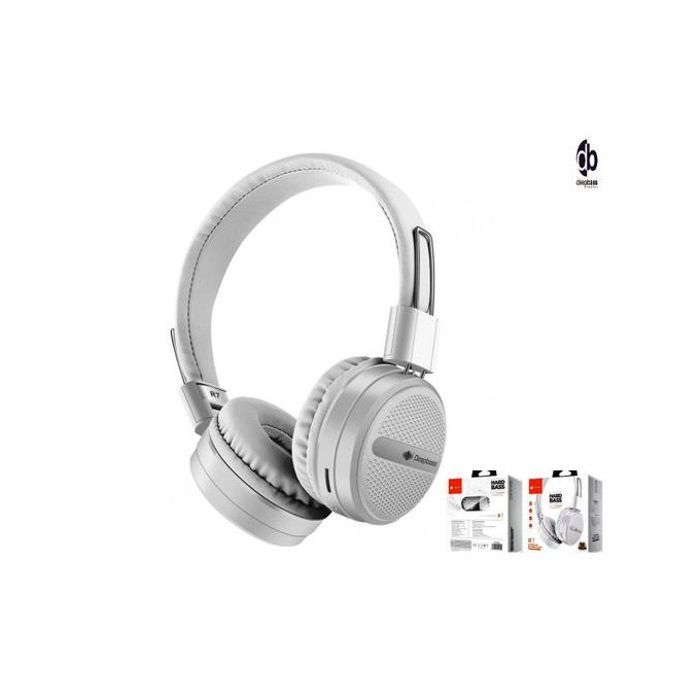 Deep Bass ecouteurs casque Bluetooth V5.0+EDR R7 Stereo HandsFree TF Card-FM-Audio input