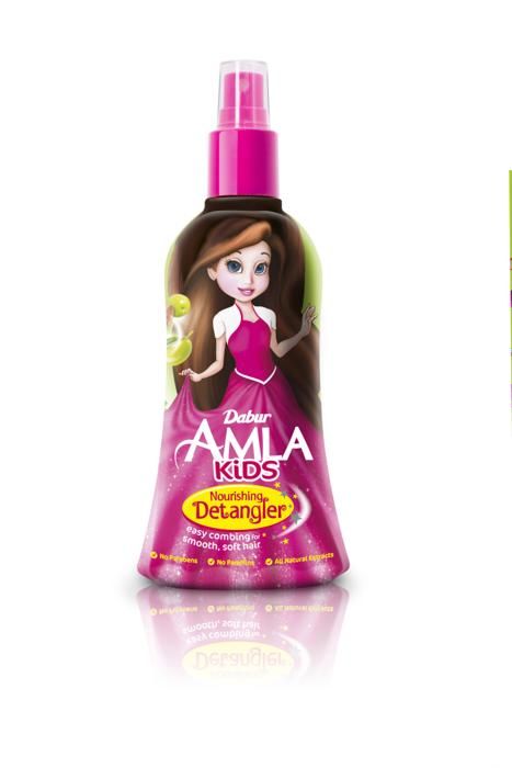 Démêlant Nourrissant pour Enfants à l'Amla Dabur 200ml Enrichi en Amla, Olive, Amande, Huiles Naturelles et Vitamine E