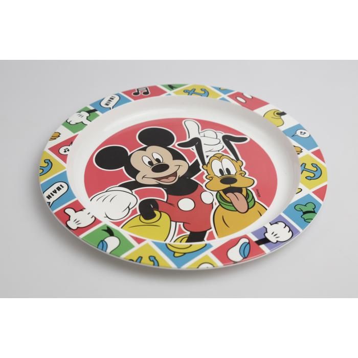 Assiette - STOR - Mickey Mouse - 20 cm - Plastique - Compatible lave-vaisselle