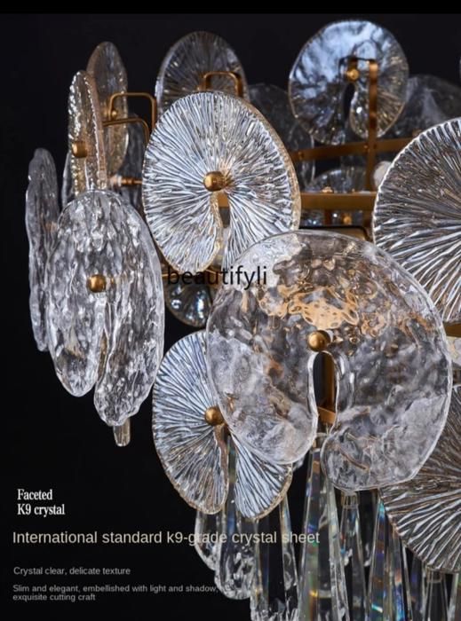 plafonnier en cristal