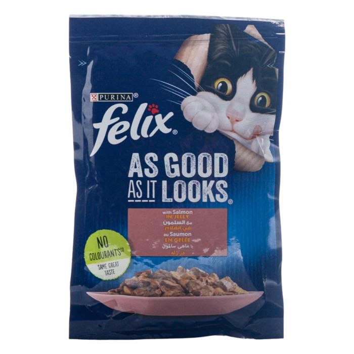 PATE TENDRES EFFILES SAUMON 20X100G FELIX