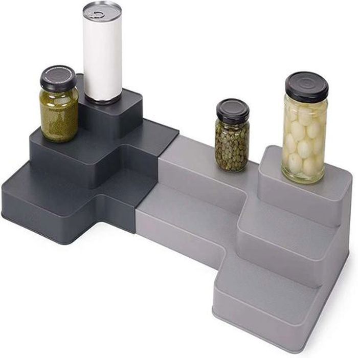 Organisateur à niveaux extensible - GENERIC - Rangement cuisine - Compact - Pratique - Design contemporain