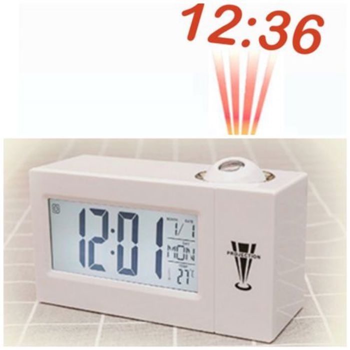 Super horloge de projection numérique avec fonction de Réveil
