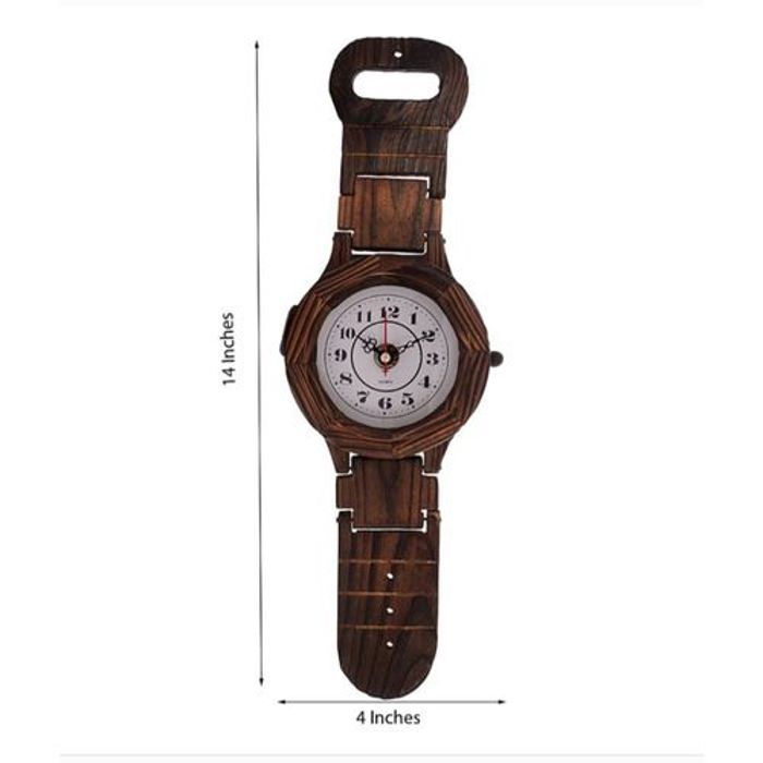 Horloge murale en bois pour bureau Clcok -