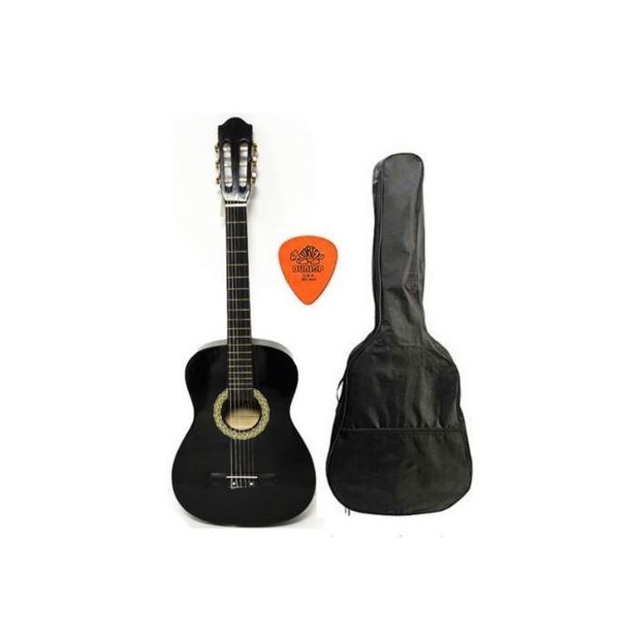 Santari Pack Guitare Classique 4/4 Santari (avec pochette et médiateur)