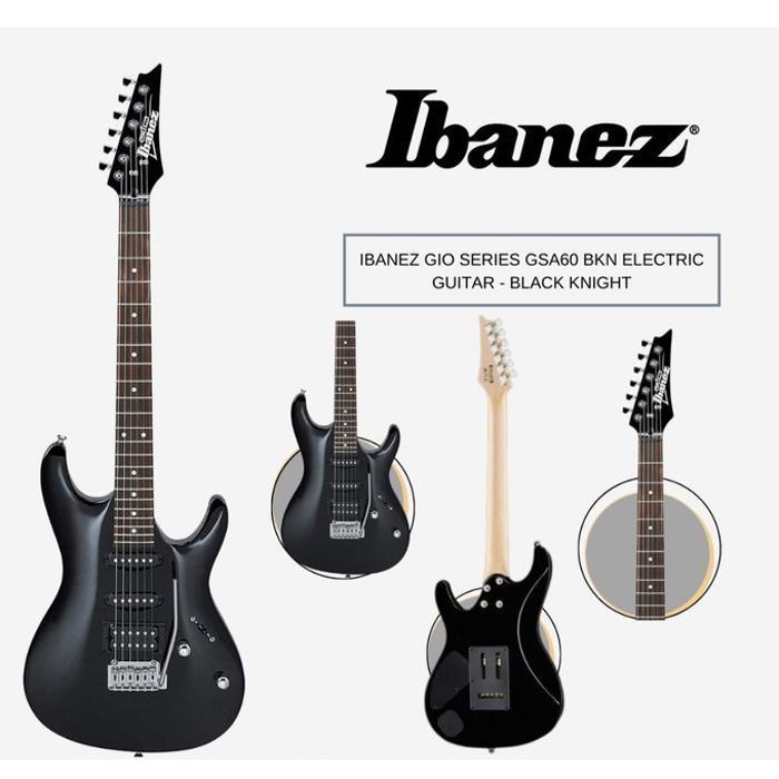 guitare electrique Ibanez GIO SERIES GSA60 BKN