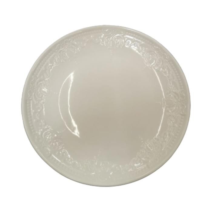 ASSIETTE PLATE 25CM PORCELAINE LUSTRE W2010