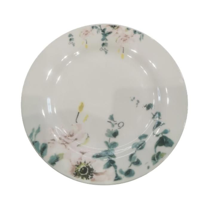 Assiette SS Bol 14 cm Porcelaine Rizière AU22109 - Couleur Aléatoire