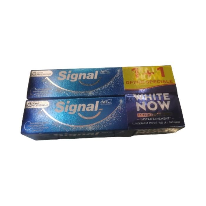 PACK DENTIFRICE SIGNAL WHITE NOW X2