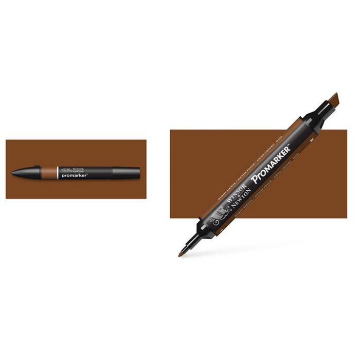 Promarker Marron Sienne Foncé O324 Alcool 2 pointes:Pour tout objet artistique