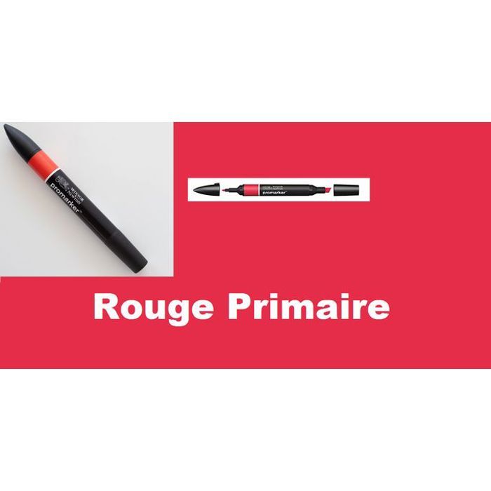 Promarker Rouge Primaire R666 Alcool 2 pointe:Parfait pour tout objet artistique