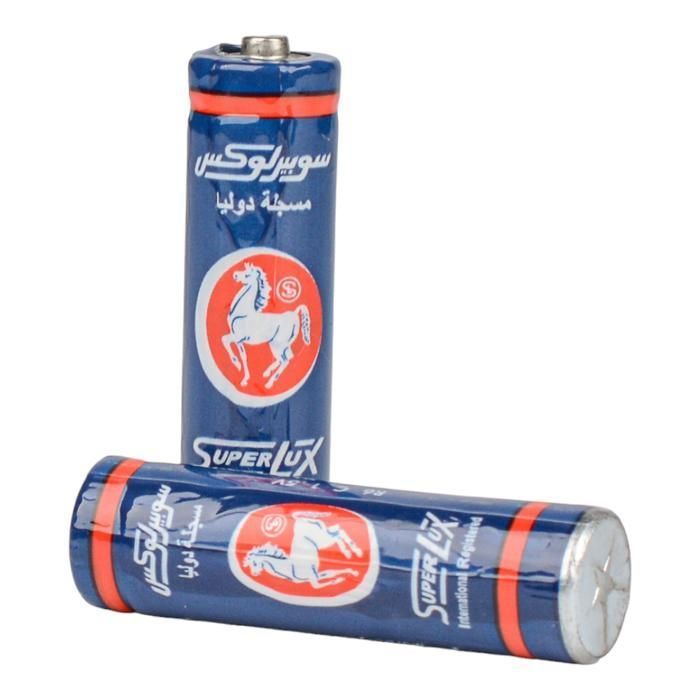 1 SACHET DE 2 PILES R6 SUPERLUX