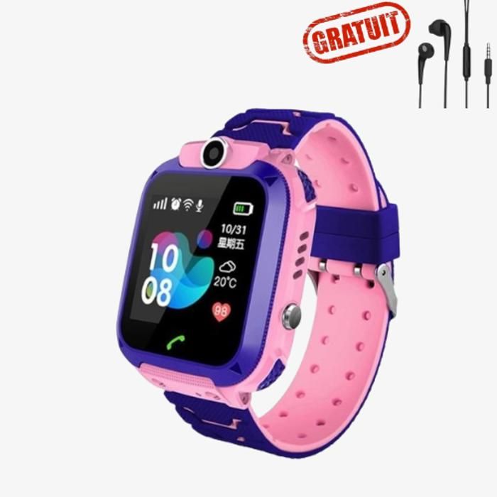 Montre Smart Watch pour Enfant (Rose - Mauve)