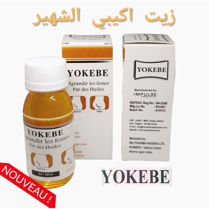 HUILE YOKEBE Secrète d'agrandissement des fesses