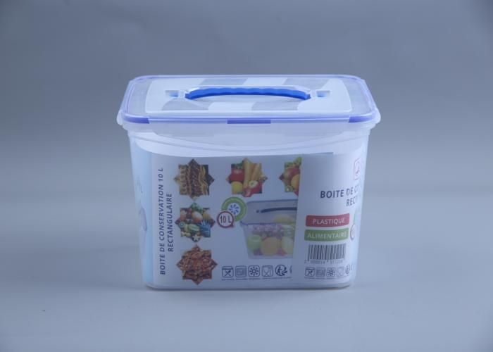 BOITE RECTANGULAIRE DE CONSERVATION 10 L TRANSPAR