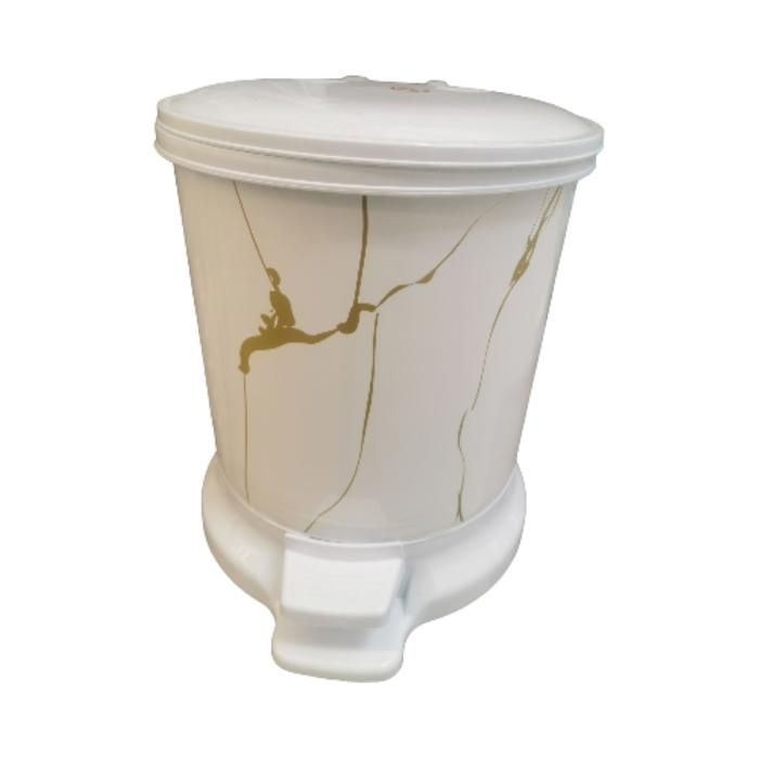 Poubelle à pédale décorée 10L