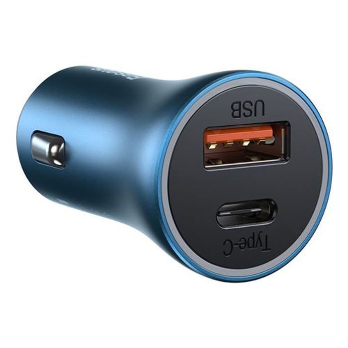 Chargeur de Voiture - Baseus - TZCCJD-03 - 40W - 2 Ports - Câble USB-C 1m