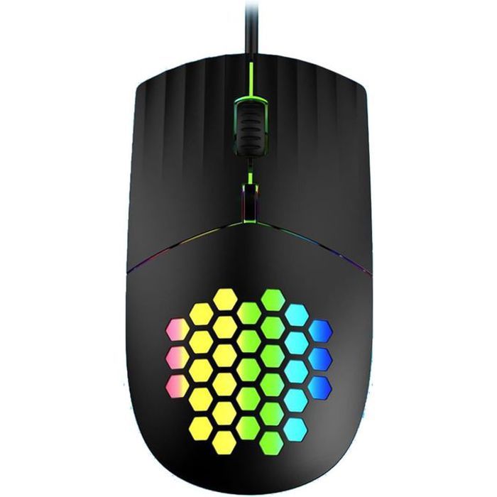 Souris type C avec lumière LED