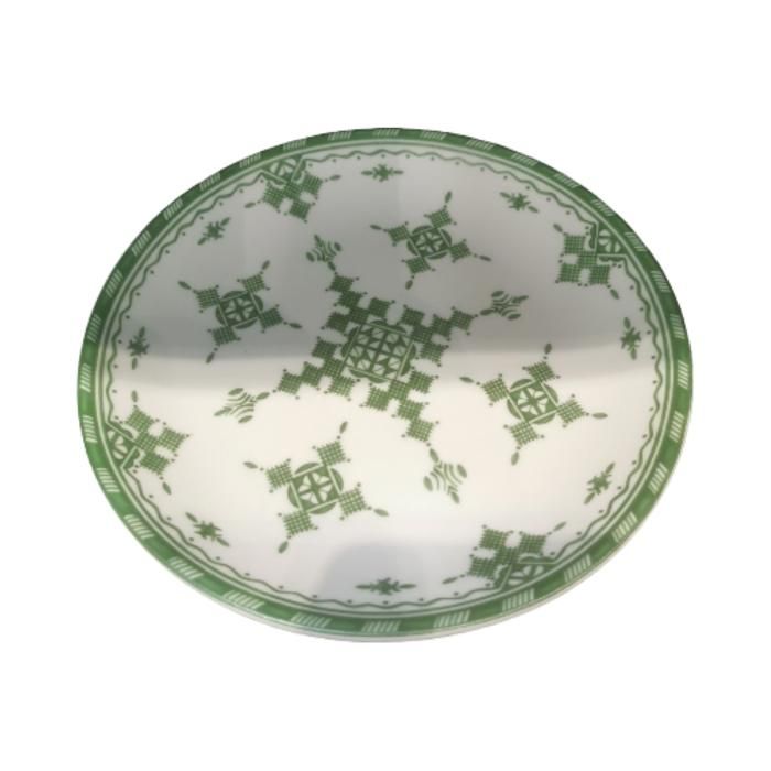 ASSIETTE 17 CM BERBERE VERT