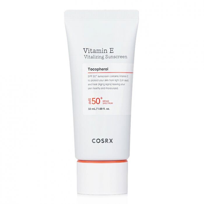 Écran solaire - COSRX - Vitamin E Vitalizing Sunscreen - SPF 50+ - Non gras - 50 ml