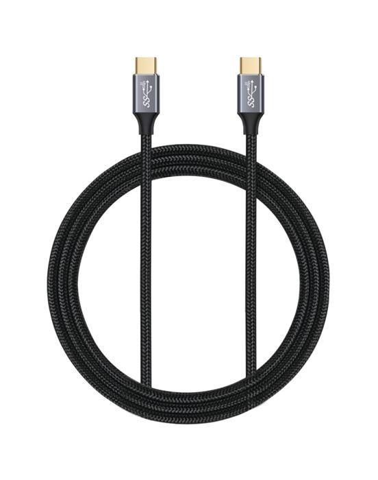 Câble USB-C - AIRPLUS - 2m - 5A - 100W - Résolution 4K jusqu'à 60 Hz
