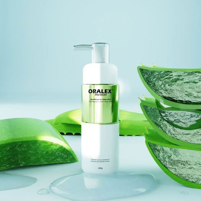 Dentifrice - ORALEX - Aloe Vera - 180g - Sans alcool - Pour adultes