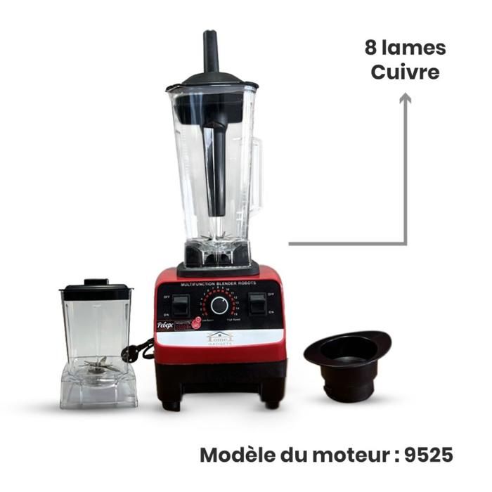 Blender Commercial Haut de Gamme avec Moteur Puissant et Multi-fonction