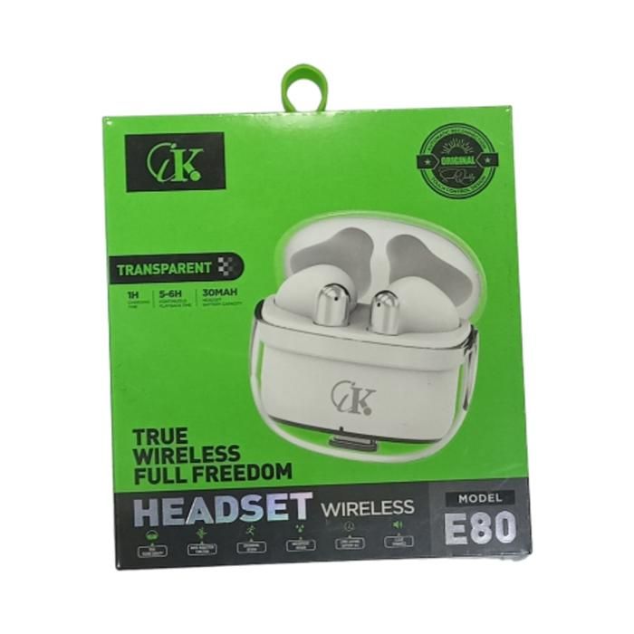 ÉCOUTEURS SANS FIL CK TRUE WIRELESS FULL FREEDOM - MODÈLE : E80