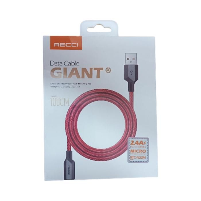 CÂBLE DE DONNÉES RECCI GÉANT DE CHARGE RAPIDE