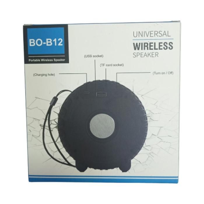 ENCEINTE SANS FIL UNIVERSELLE MODÈLE : BO-B12 MULTICOLORE