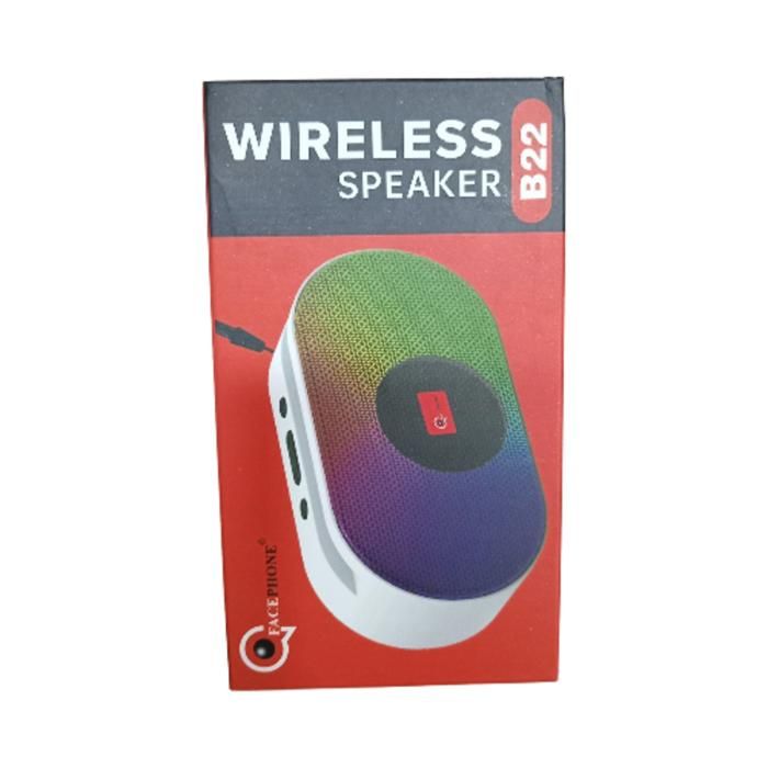 ENCEINTE SANS FIL FACEPHONE AVEC BATTERIE DE 1200MAH - MODÈLE B22