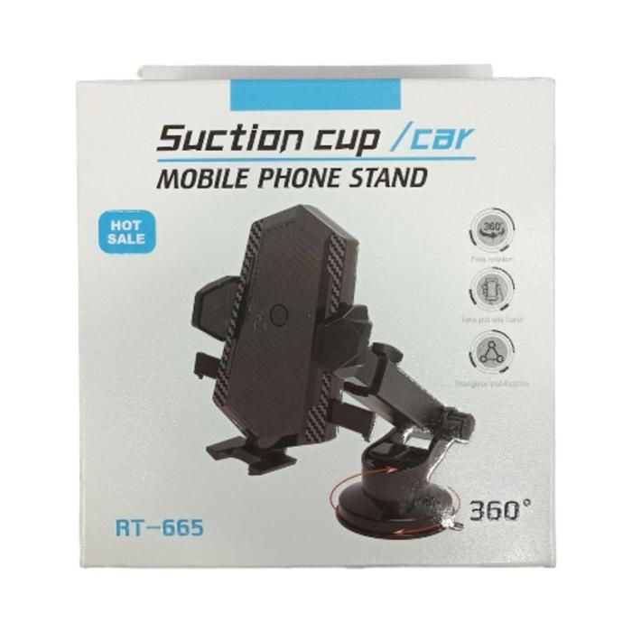 SUPPORT DE TÉLÉPHONE PORTABLE POUR VOITURE AVEC VENTOUSE RT-665