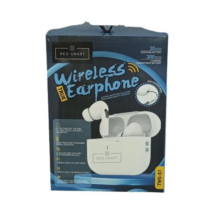 ÉCOUTEURS STÉRÉO SANS FIL NEO-SMART TRUE MODEL TWS-S1