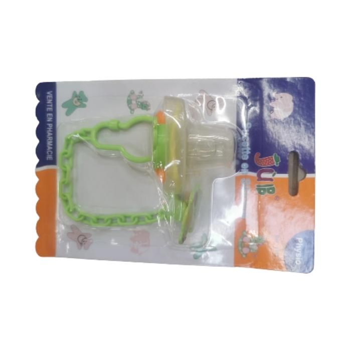 SUCETTE SILICONE B3 PHYSIOLOGIQUE AVEC SON CLIP JU