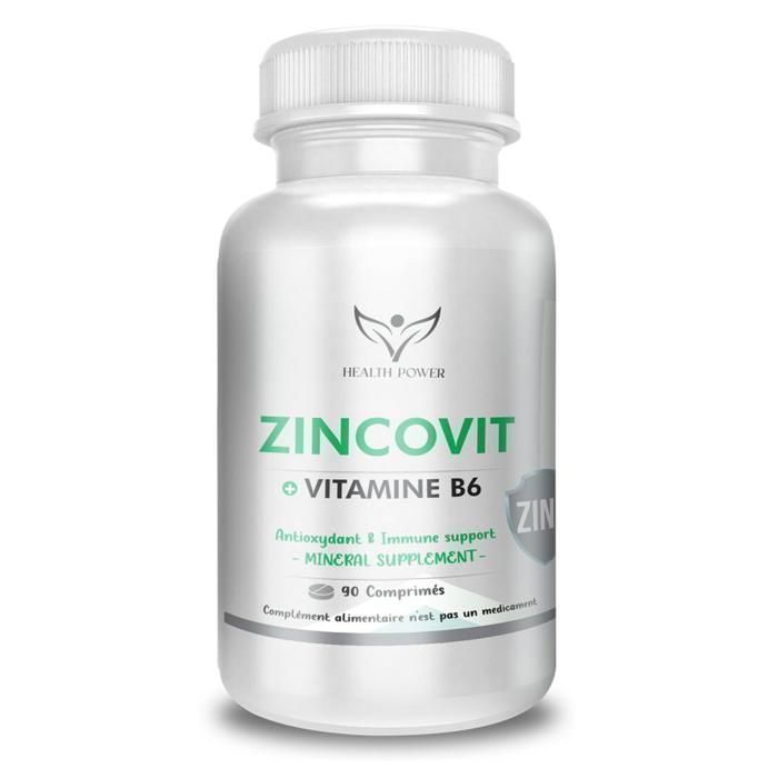 Zincovit + Vitamine B6 90 Comprimés - Antioxydant & Immune support - MINERAL SUPPLEMENT