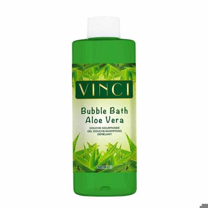 Gel Douche - VINCI COSMETIQUE - Bubble Bath Aloe Vera - 500 ML - Hydratant - Parfum Végétal - 3 en 1