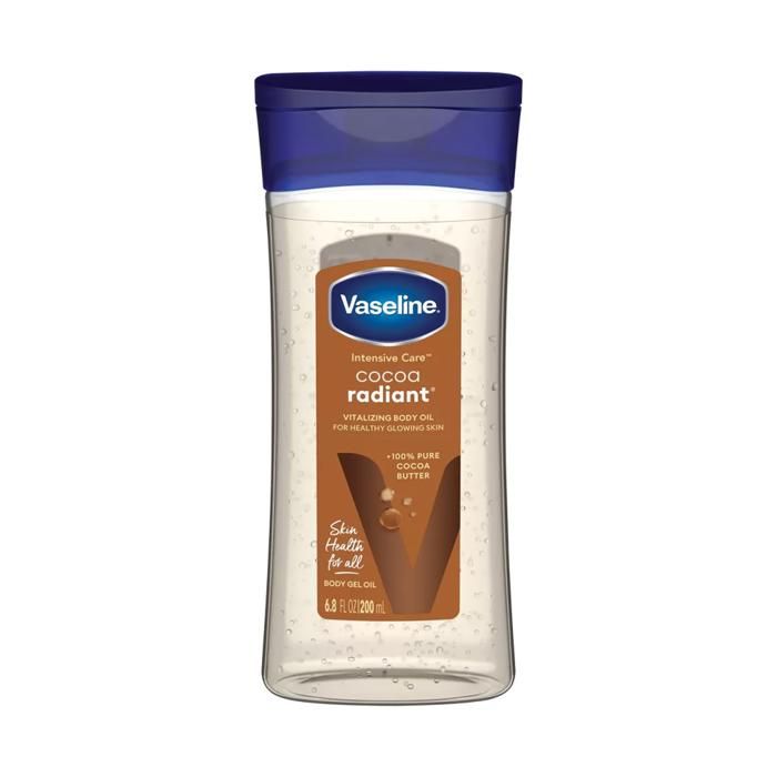 Huile pour le corps - Vaseline - Cocoa Radiant - 200 ml - Non gras - Pour tous types de peau