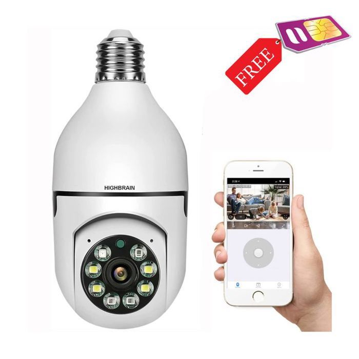 Camera De Surveillance Sans Fil Wifi Panorama