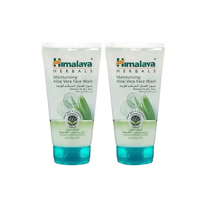 LAVANT VISAGE - HIMALAYA - ALOE VERA - 150 ML - Non comédogène - Tous types de peau