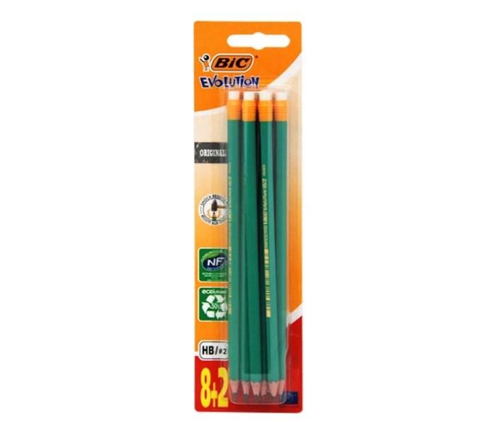 CRAYON EVOLUTION AVEC GOMME 655 BL8+2 EU