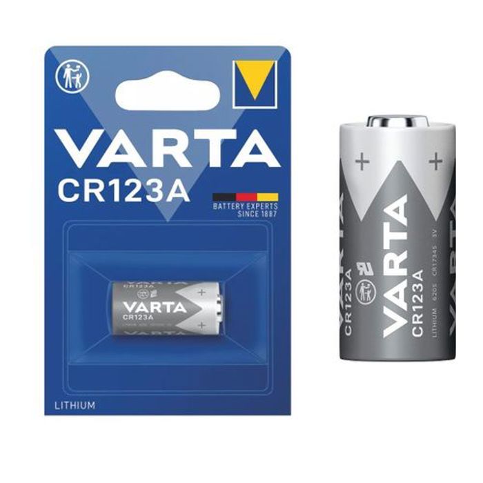 Varta batterie CR123A -3V Photo Blister Lithium 1430mAh