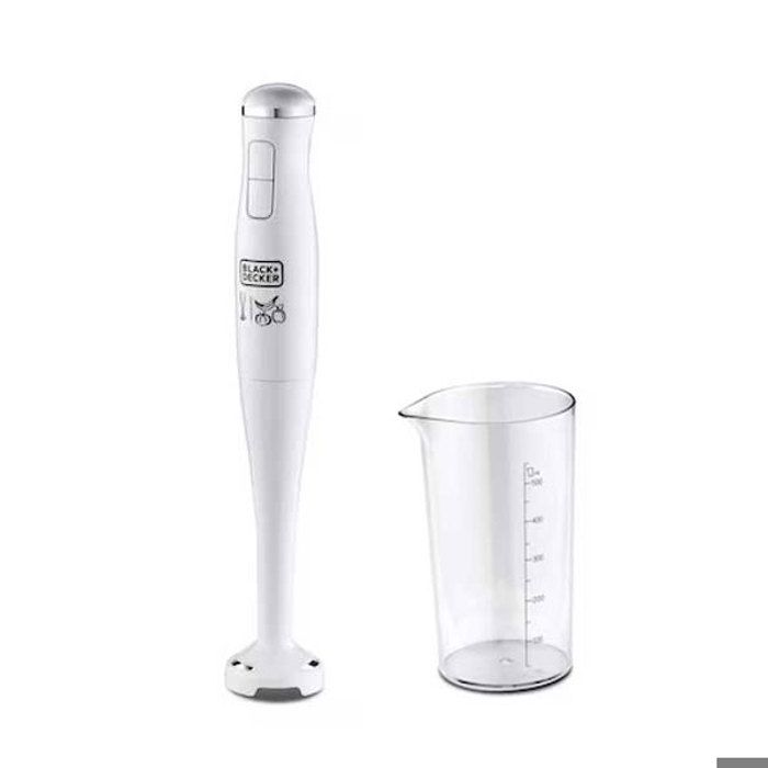 Mixeur plongeant - BLACK + DECKER - SB2500 - 300 W - 2 vitesses - Bécher 500 ml