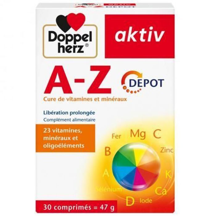 Doppelherz aktiv A-Z Multi-Vitamines et Minéraux 30 comprimés