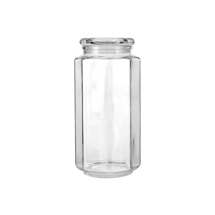 BOCAL DE RANGEMENT EN VERRE AVEC COUV 1400 ML