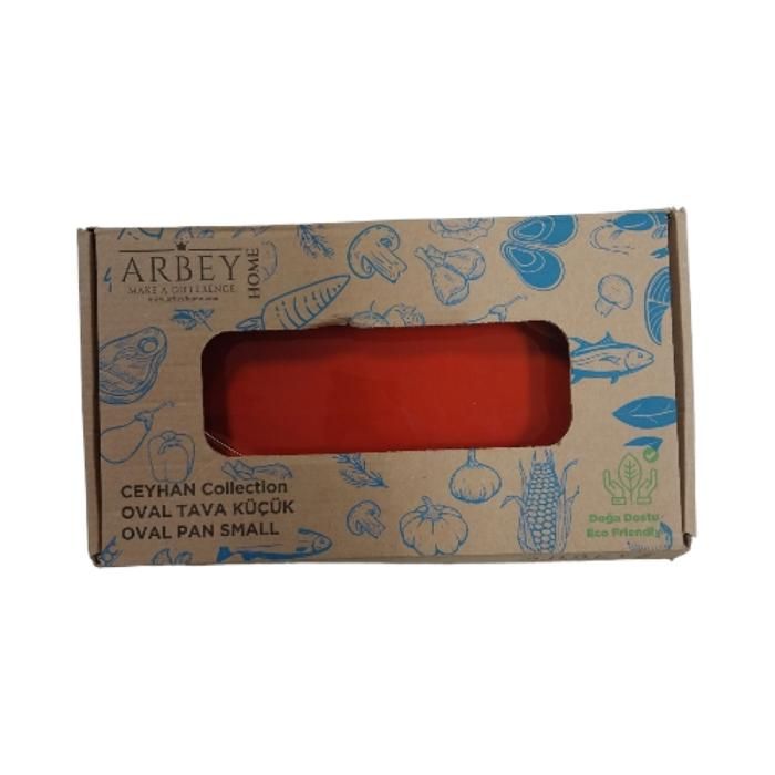 PLAT EN TERRE CUITE OVAL TAVA 23X13X3