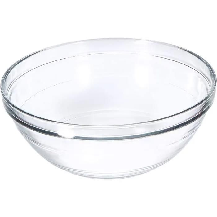 Saladier - Duralex - 26 cm - Verre - Transparent - Compatible lave-vaisselle