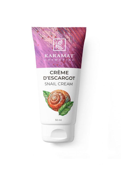 Crème Bave d’Escargot - Karamat Cosmetics - 50ML - Anti-acné - Régénératrice - Tous types de peau