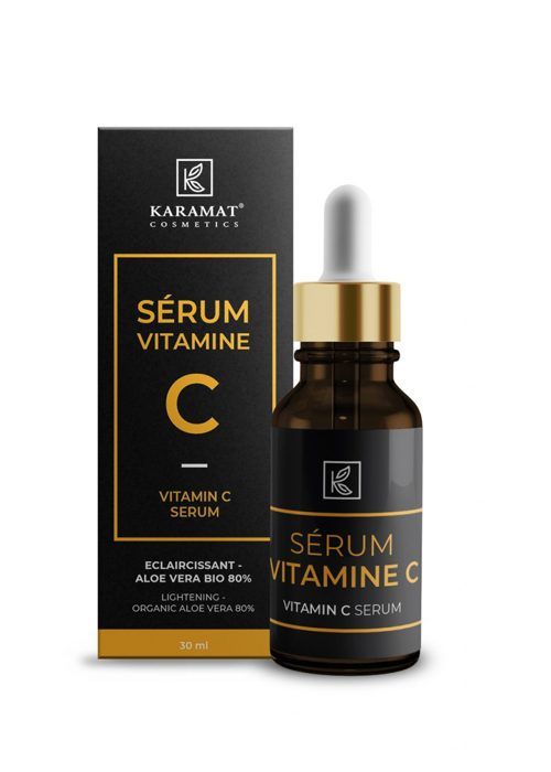 Sérum de Vitamine C - KARAMAT COSMETICS - 30ML - Anti-hyperpigmentation - Éclat de la peau - Anti-acné